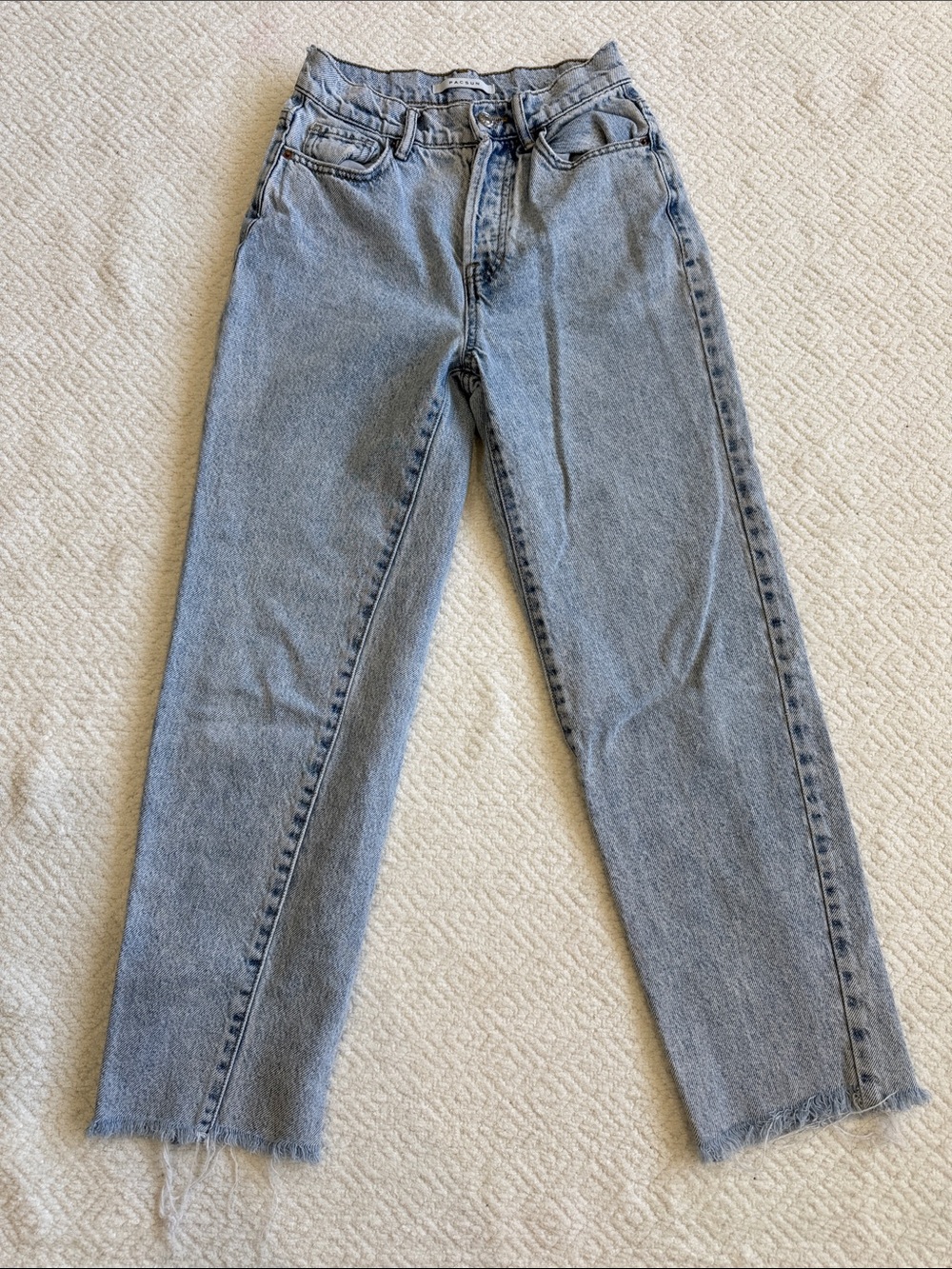 PacSun Light Blue High Rise Straight Women’s Jeans Sz 23